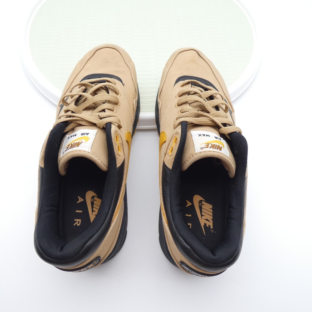 Nike Air Max 1 Premium Elemental Gold Mineral Yellow 875844-700 Mens 10 - Picture 8 of 11